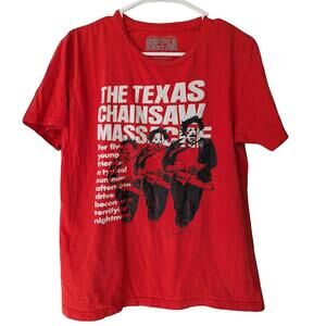 The Texas Chainsaw Massacre M Graphic T-Shirt Leatherface Horror Movie Ripple